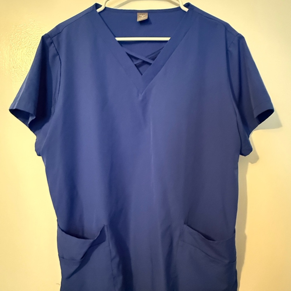Royal Blue Women's scrub set